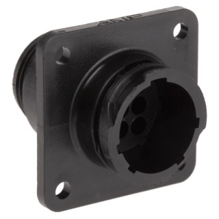 TE Connectivity Circular Connector, 9 Contacts, Panel Mount, Male, CPC Series, Socket, 13A, 250V, Thermoplastic 206705-1