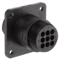 TE Connectivity Circular Connector, 9 Contacts, Panel Mount, Male, CPC Series, Socket, 13A, 250V, Thermoplastic 206705-1