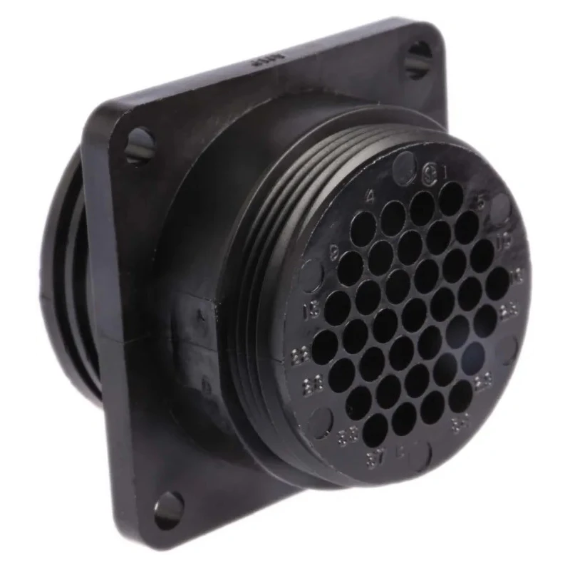 TE Connectivity Circular Connector 37 Contacts Panel Mount, Standard Socket Male CPC Series 250V 13A 206151-1