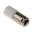 RS PRO White Indicator Lamp, Single Chip, Midget Groove Base, 24V AC/DC, 6mm Diameter, 225-981