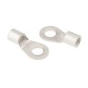 TE Connectivity Solistrand Uninsulated Crimp Ring Terminal, M8 Stud Size, 6 AWG, 31.65mm Length, Copper, Tin Plated 33466