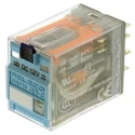 Releco DIN Rail Power Relay 12V DC Coil, 5A Switching Current, 4PDT, C9-A41X / DC 12 V