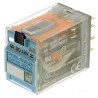 Releco DIN Rail Power Relay 12V DC Coil, 5A Switching Current, 4PDT, C9-A41X / DC 12 V