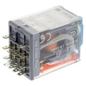 Releco DIN Rail Power Relay 12V DC Coil, 5A Switching Current, 4PDT, C9-A41X / DC 12 V