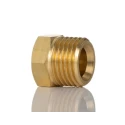 Norgren ENOTS Straight Male Adaptor, R 1/4 Male, Brass, Bright Nickel Plated, Pneumatic Fitting 34 Series 221250428