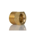 Norgren ENOTS Straight Male Adaptor, R 1/4 Male, Brass, Bright Nickel Plated, Pneumatic Fitting 34 Series 221250428