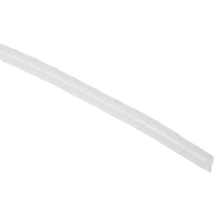 RS PRO Spiral Cable Wrap Polyethylene, Natural, 25 mm Bundle Diameter, 6 mm Max Cable Diameter 227-974