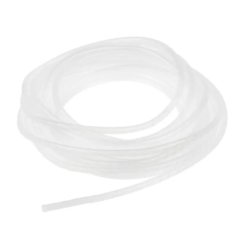 RS PRO Spiral Cable Wrap Polyethylene, Natural, 25 mm Bundle Diameter, 6 mm Max Cable Diameter 227-974
