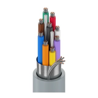 Belden Multi-Core Industrial Cable 9 Cores 305m PVC Silver Sheath 300V 9539.00U305