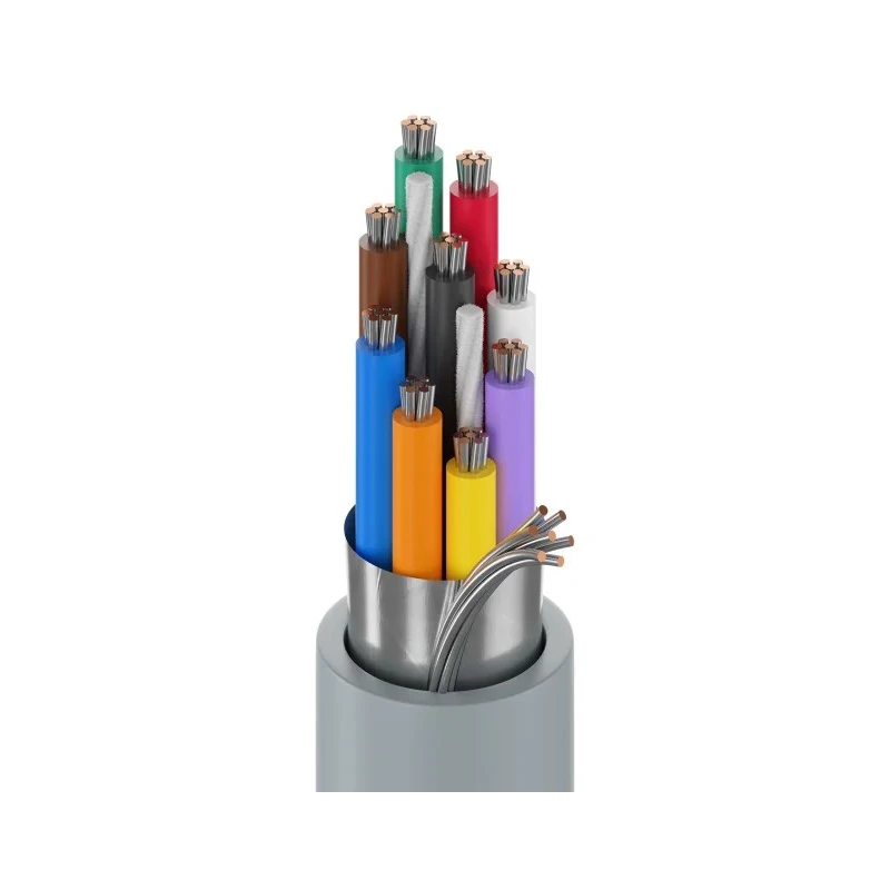 Belden Multi-Core Industrial Cable 9 Cores 305m PVC Silver Sheath 300V 9539.00U305