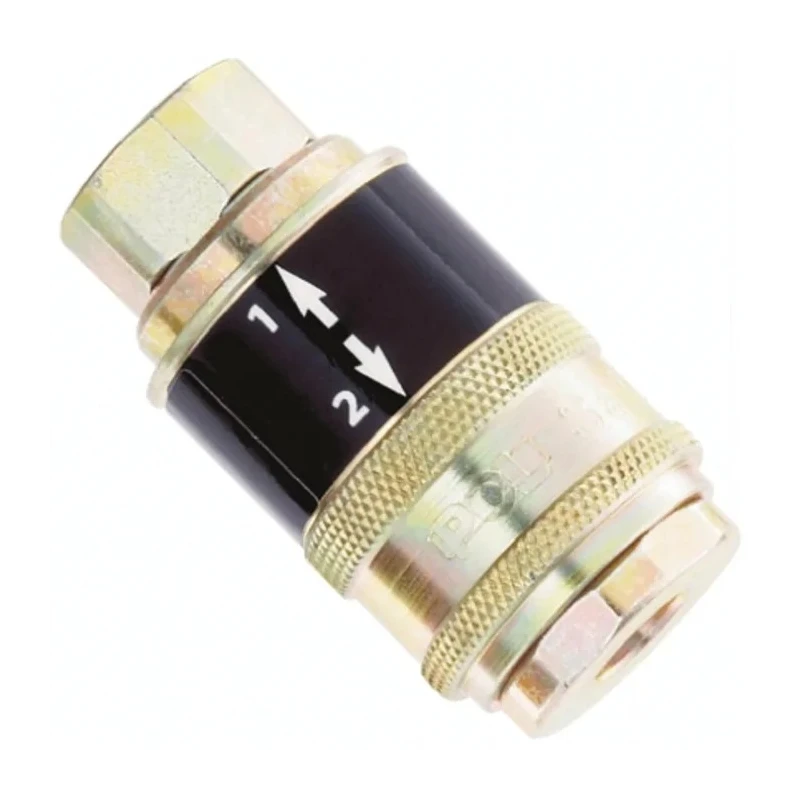 PCL Steel Pneumatic Quick Connect Coupling, 1/2 in Female Rp, Corrosion Resistant, 14 Bar, SC21JF