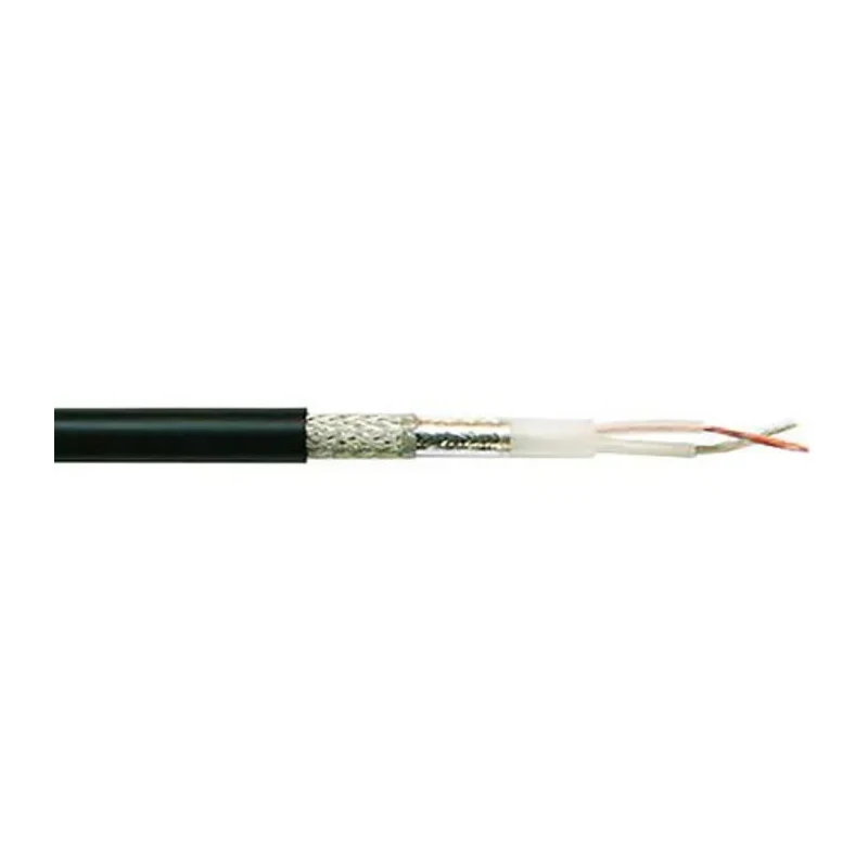 Belden 9207 Series Unscreened Black Twin Axial Cable, 8.38 mm OD, 152m, 100Ω Impedance, 20AWG, Polyethylene 9207 010U500