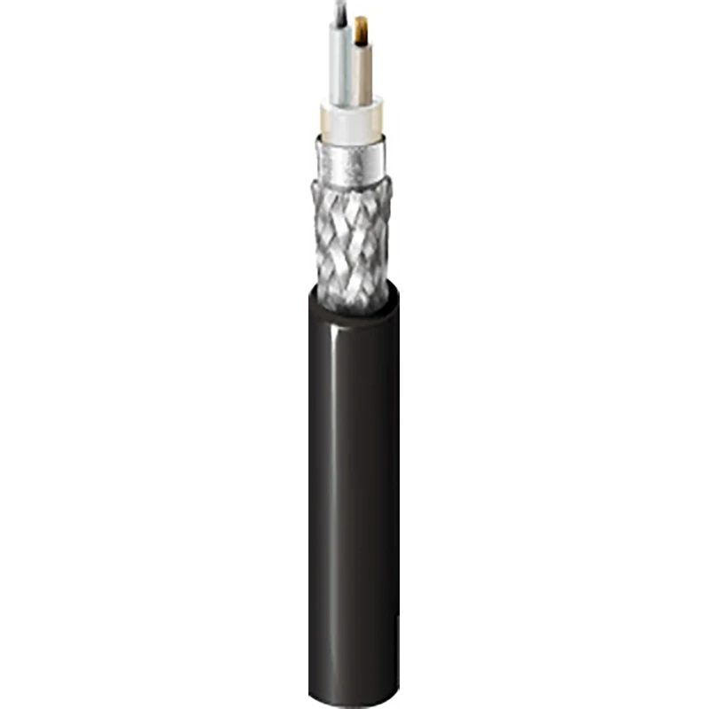 Belden 9207 Series Unscreened Black Twin Axial Cable, 8.38 mm OD, 152m, 100Ω Impedance, 20AWG, Polyethylene 9207 010U500