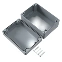Rose Aluminium Standard Series Die Cast Aluminium Enclosure, IP66, IK09, 200x140x200 mm, Grey Lid 01142009