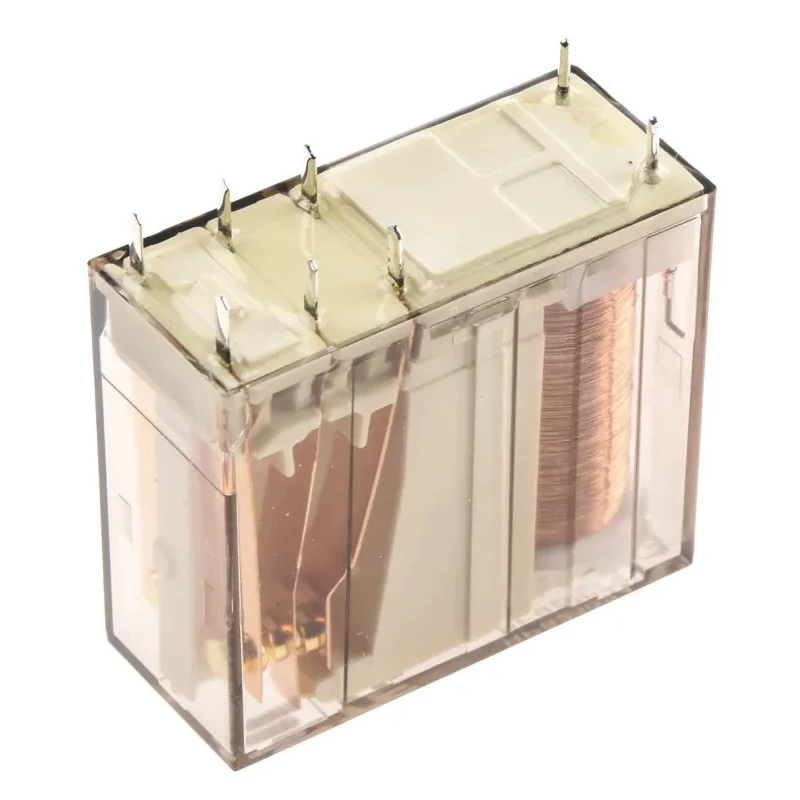 TE Connectivity PCB Non-Latching Relay DPDT, 24V DC Coil, 8A Switching Current, 400V AC, Silver Alloy Contacts RP821024