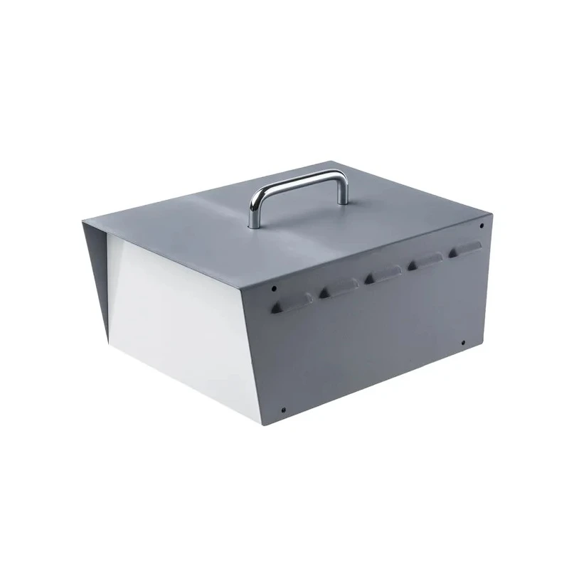 Hammond Grey Steel Instrument Case, 121 mm Height, 281 mm Length, 197 mm Width, IP30, Carry Handle, Ventilated 518-0910