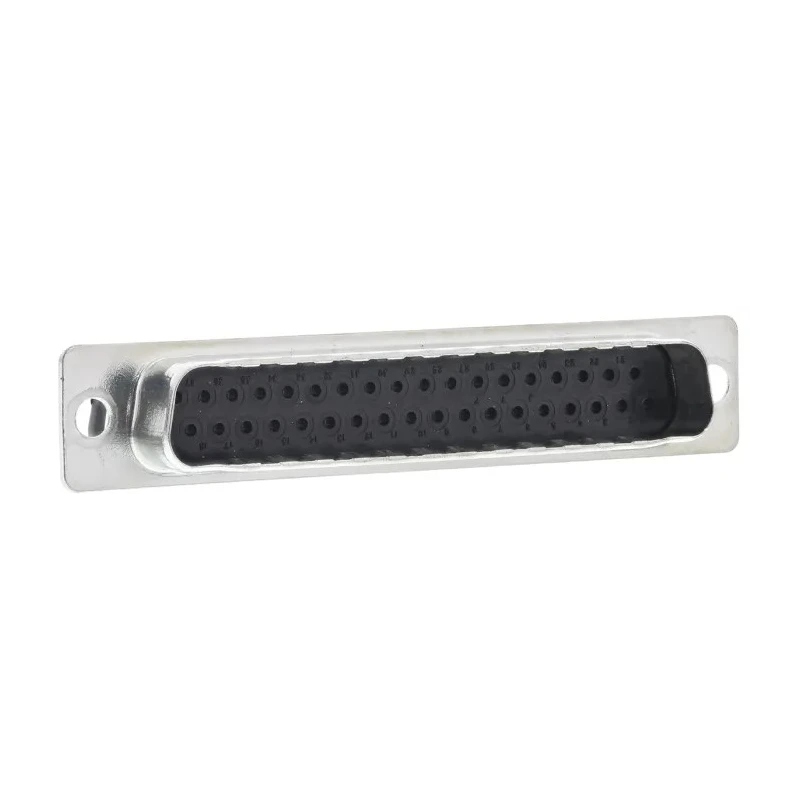 ITT Cannon DIKD 1.5-PV BU Straight Cable D-Sub Connector, 37 Way, Clinch Nut and Float, Male, Steel Shell, 110978-0037