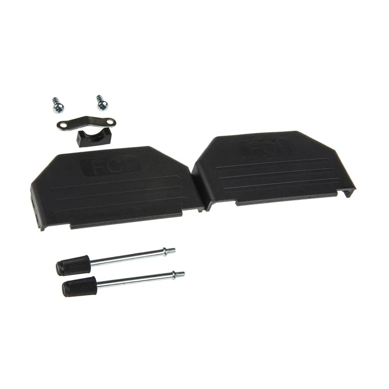 Amphenol Communications Solutions BLF Series Nylon Straight D-Sub Backshell, 37 Way Strain Relief 86303640BLF