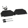 Amphenol Communications Solutions BLF Series Nylon Straight D-Sub Backshell, 37 Way Strain Relief 86303640BLF