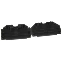 Amphenol Communications Solutions BLF Series Nylon Straight D-Sub Backshell, 37 Way Strain Relief 86303640BLF