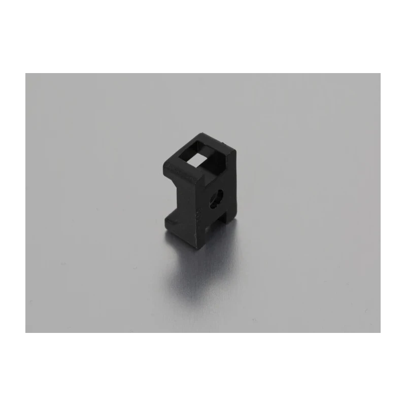 RS PRO Black Screw Cable Tie Mount Polyamide 66, 4.8mm Tie Acceptance, 10mm x 15mm, 3.5mm Screw Hole 233-663