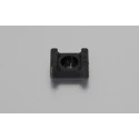 RS PRO Black Screw Cable Tie Mount Polyamide 66, 4.8mm Tie Acceptance, 10mm x 15mm, 3.5mm Screw Hole 233-663