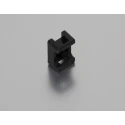 RS PRO Black Screw Cable Tie Mount Polyamide 66, 4.8mm Tie Acceptance, 10mm x 15mm, 3.5mm Screw Hole 233-663
