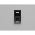 RS PRO Black Screw Cable Tie Mount Polyamide 66, 4.8mm Tie Acceptance, 10mm x 15mm, 3.5mm Screw Hole 233-663