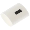 TE Connectivity Pre-Printed Cable Marker, White, Minus Legend, Polyolefin, 3 mm Max Cable Diameter, 1 mm TRSA-1019/C/1/MINUS