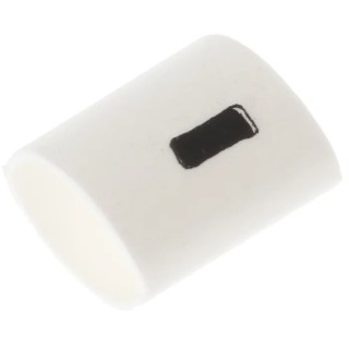 TE Connectivity Pre-Printed Cable Marker, White, Minus Legend, Polyolefin, 3 mm Max Cable Diameter, 1 mm TRSA-1019/C/1/MINUS