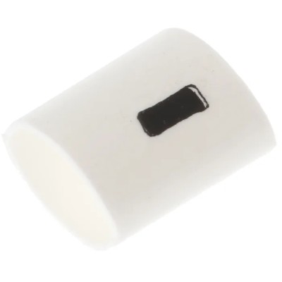 TE Connectivity Pre-Printed Cable Marker, White, Minus Legend, Polyolefin, 3 mm Max Cable Diameter, 1 mm TRSA-1019/C/1/MINUS