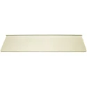 RS PRO Steel White Wall Mount Shelf, 320 mm x 320 mm, Epoxy Coated, 231-440