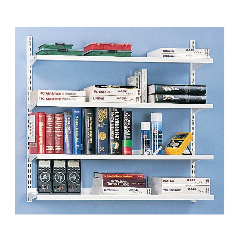 RS PRO Steel White Wall Mount Shelf, 320 mm x 320 mm, Epoxy Coated, 231-440
