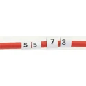 TE Connectivity TRSA Cable Marker, Heatshrink, White, Pre-printed U, 3 mm Max Cable Diameter, 1 mm Min Cable TRSA-1019/C/1/U