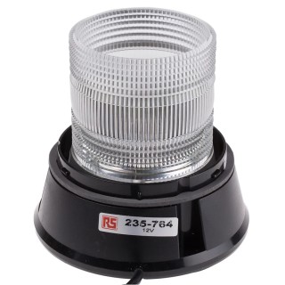RS PRO Beacon Flashing 12V DC Surface Mount Incandescent IP56 235-764