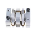 Huco Flexible Membrane Coupler 466.41.4242 – 41.5 mm OD, 48.5 mm Length, All Metal Construction