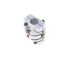 Huco Flexible Membrane Coupler 466.41.4242 – 41.5 mm OD, 48.5 mm Length, All Metal Construction