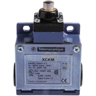 Telemecanique Sensors OsiSense XC Series Plunger Limit Switch 240V AC 250V DC 3A IP66 Zamak Housing 