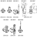 Telemecanique Sensors OsiSense XC Series Plunger Limit Switch 240V AC 250V DC 3A IP66 Zamak Housing 
