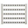 Weidmüller Terminal Marker for Terminal Block, Pre-numbered, 5mm x 5mm, PA66, Flame-Retardant - 0473460051
