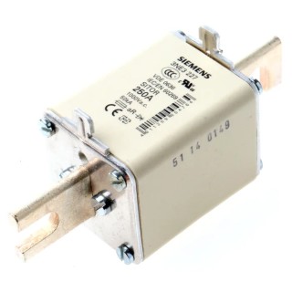 Siemens NH Fuse 250A NH1 1kV, High Rupture Capacity, 110 mm Fixing Centres 3NE3227