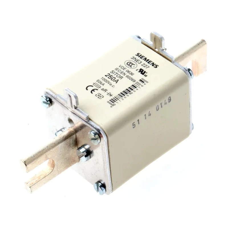 Siemens NH Fuse 250A NH1 1kV, High Rupture Capacity, 110 mm Fixing Centres 3NE3227