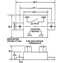 Crydom EZ Series Solid State Relay 12A 280V AC Panel Mount 15V DC Control EZ240D12S