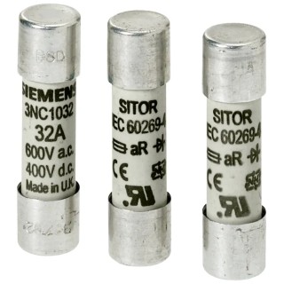 Siemens Cartridge Fuse 32A, 600/700V AC, SITOR Series, 14 x 51 mm, aR Protection, 3NC1432