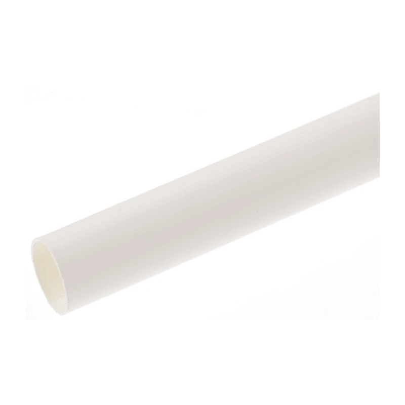 RS PRO Polyolefin Heat Shrink Tubing, White, 6.4 mm Sleeve Diameter, 1.2 m Length, 2:1 Ratio 392-264