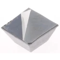 3M Tapered Square Polyurethane Self-Adhesive Feet, 47.7 mm Diameter, 47.7 mm Width x 12.7 mm Length, UL-94HB, Bag of SJ5018G