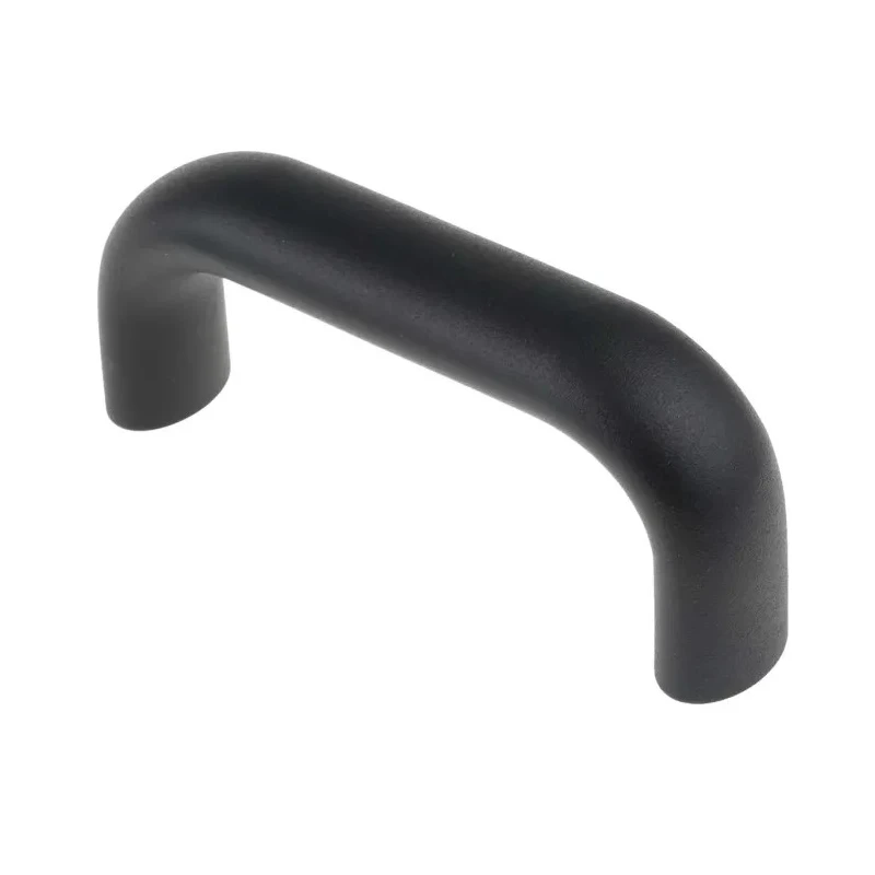 RS PRO Black Aluminium Arch Handle, 129 mm Length, 53 mm Height, 26 mm Width, Matt Finish, Model 237-441