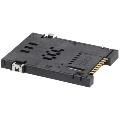 Yamaichi F-MS 8 Way Right Angle SIM Memory Card Connector Solder FMS006Z-2001-1