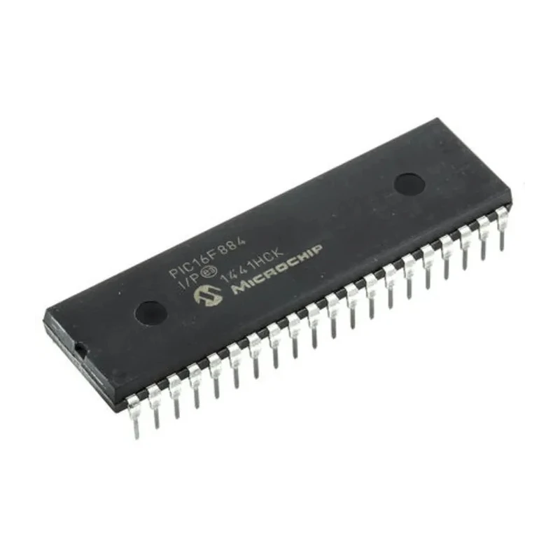 Microchip 8-bit PIC Microcontroller PIC16F884-I/P, 40 MHz, 7kB FLASH, 40-Pin PDIP