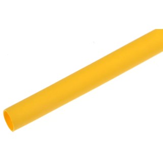 RS PRO Heat Shrink Tubing, Yellow, 3.2 mm Sleeve Diameter, 1.2m Length, Polyolefin, 2:1 Shrink Ratio 399-502